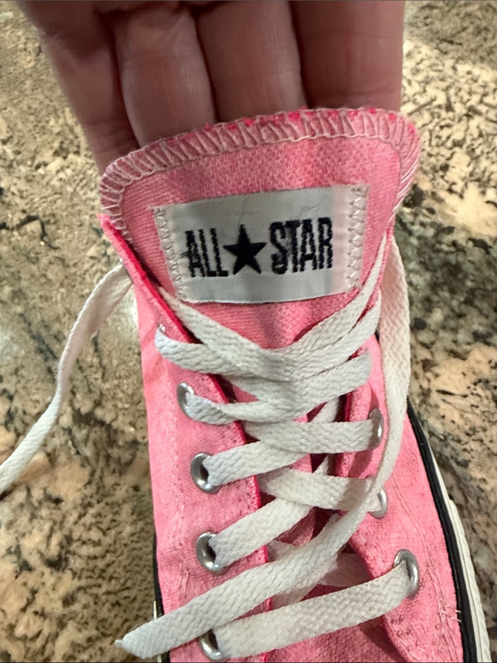 Converse Pink Low Top Canvas Sneakers - Picture 4 of 9